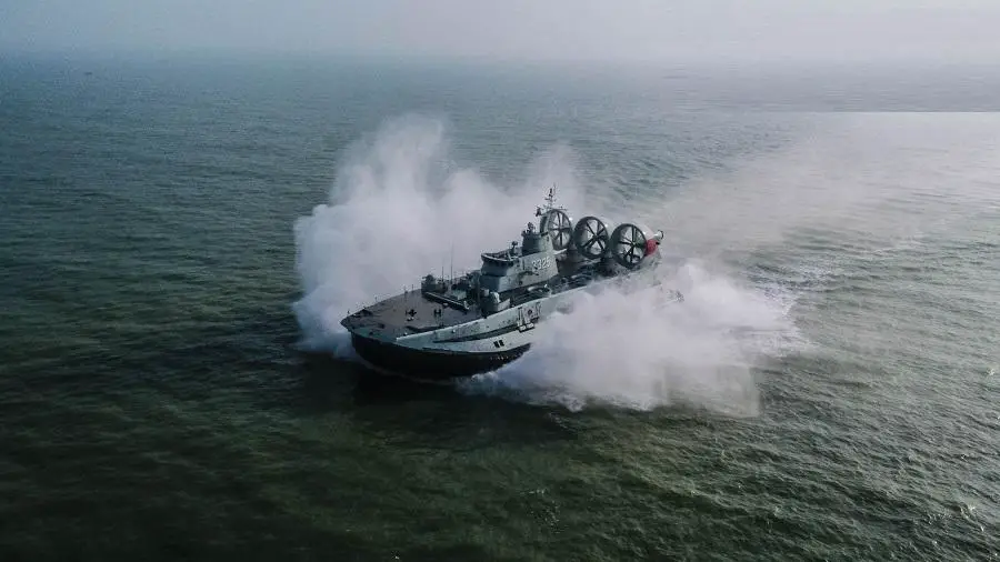 People's Liberation Army Navy Zubr class air-cushioned landing craft (LCAC)