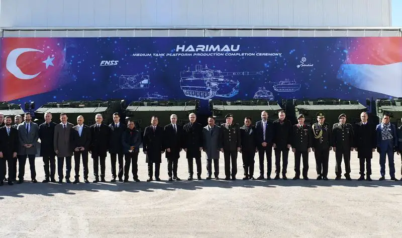 FNSS Completed Serial Production of Harimau (KAPLAN) Medium Tank for Indonesian Army