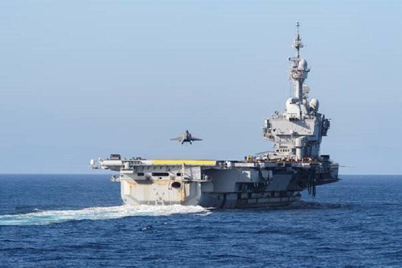 French Navy Carrier Aircraft Support NATO Mission to Secure Allied Airspace