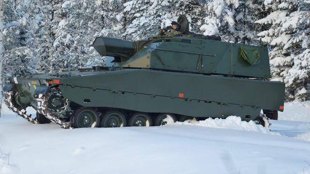 Swedish Army Grkpbv 90 Self-propelled Mortar