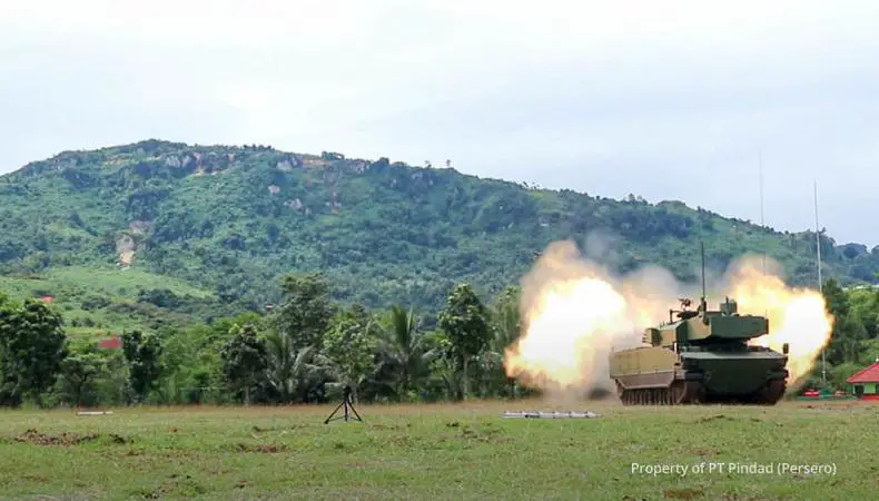 Indonesian Army Harimau Medium Tank Successfully Passes Firing Acceptance Test