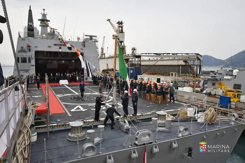 Italian Navy Receives Multipurpose Offshore Patrol Ship (PPA) Paolo Thaon di Revel