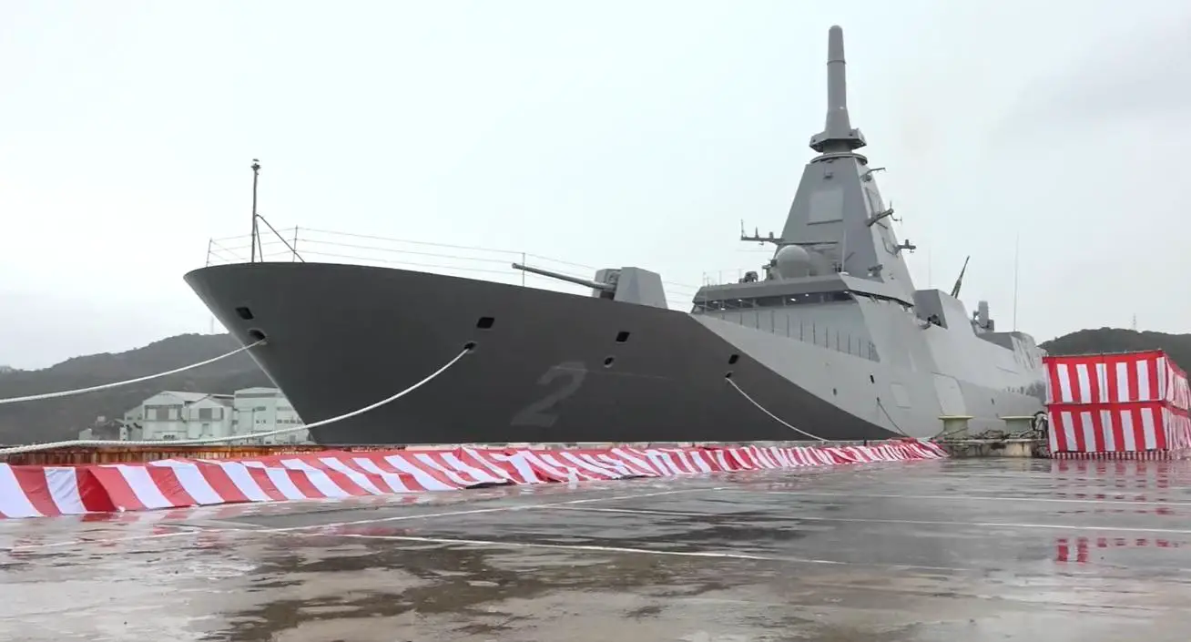 Japan Maritime Self-Defense Force Celebrates Commissioning of Mogami-class Frigate JS Kumano