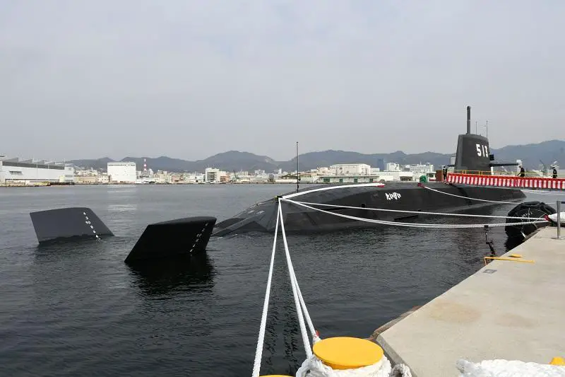 Japan Maritime Self-Defense Force Commissions First Taigei-class Submarine 