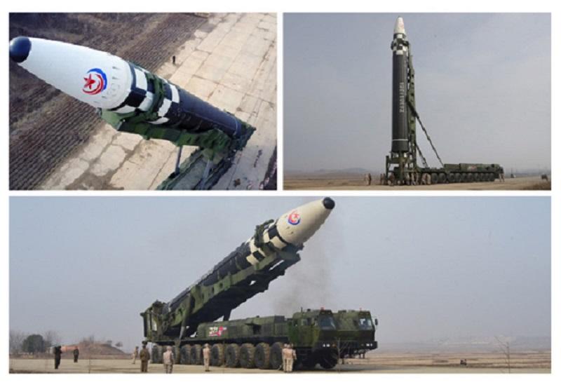 The intercontinental ballistic missile (ICBM) was fired from its 11-axle transporter erector launcher (TEL) or launch vehicle at the Pyongyang International Airport.