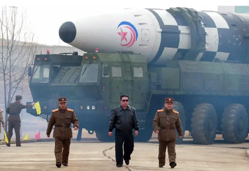 North Korea Test-launched New Hwasong-17 Intercontinental Ballistic Missile (ICBM)