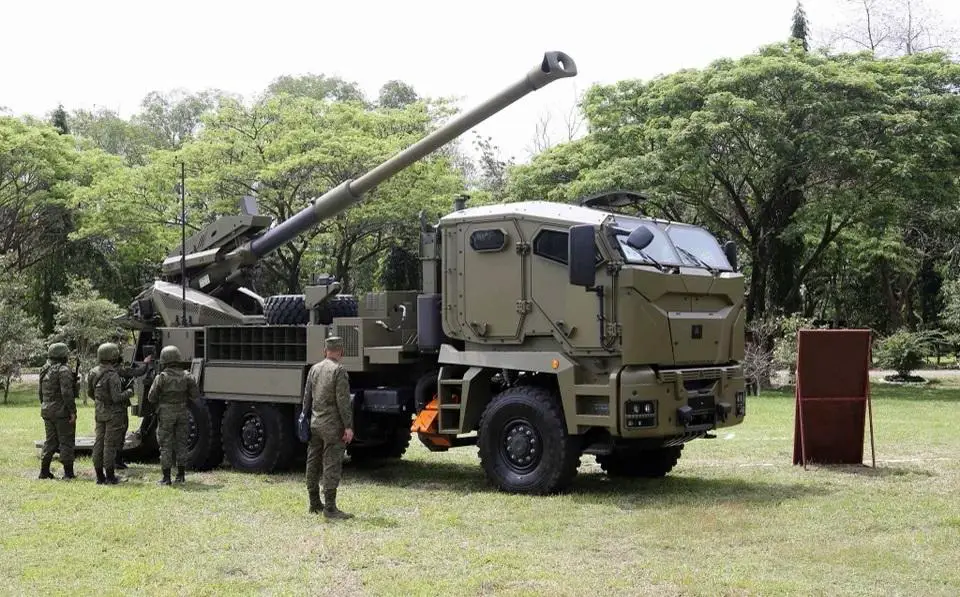 Philippine Army Conducts Opening Ceremony of Atmos 2000 155mm Self-Propelled Howitzer