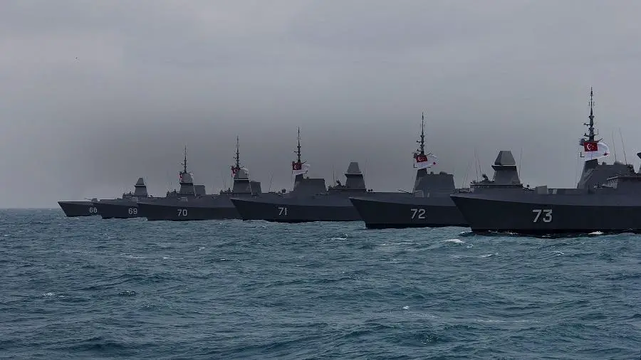 Republic of Singapore Navy's Formidable-class Multi-role Stealth Frigates