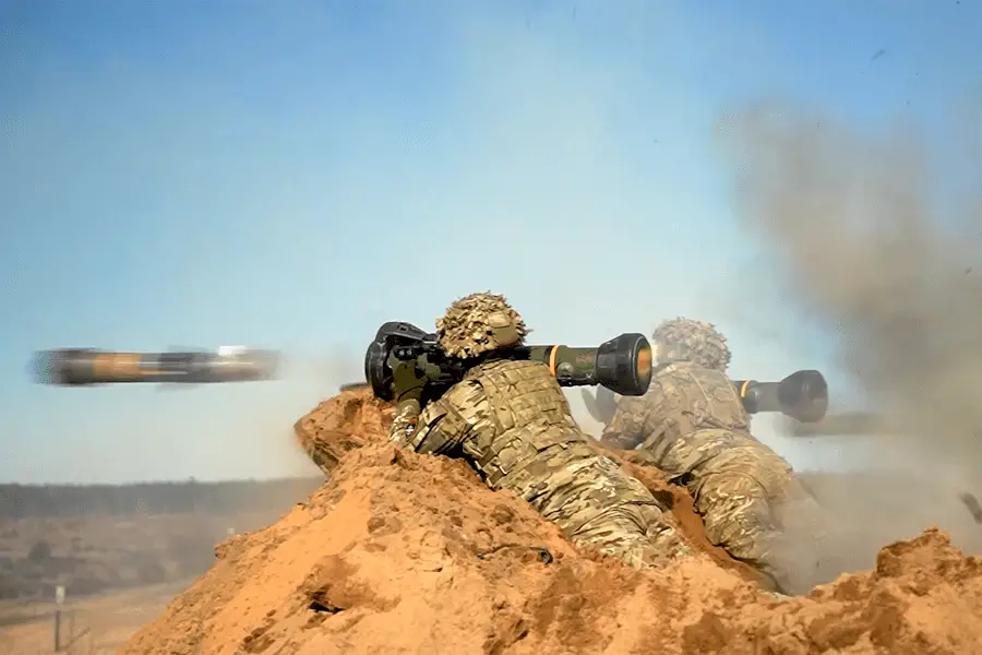 UK and Lithuanian Troops Conduct Anti-tank Live-fire Training During Exercise HUNTER 22