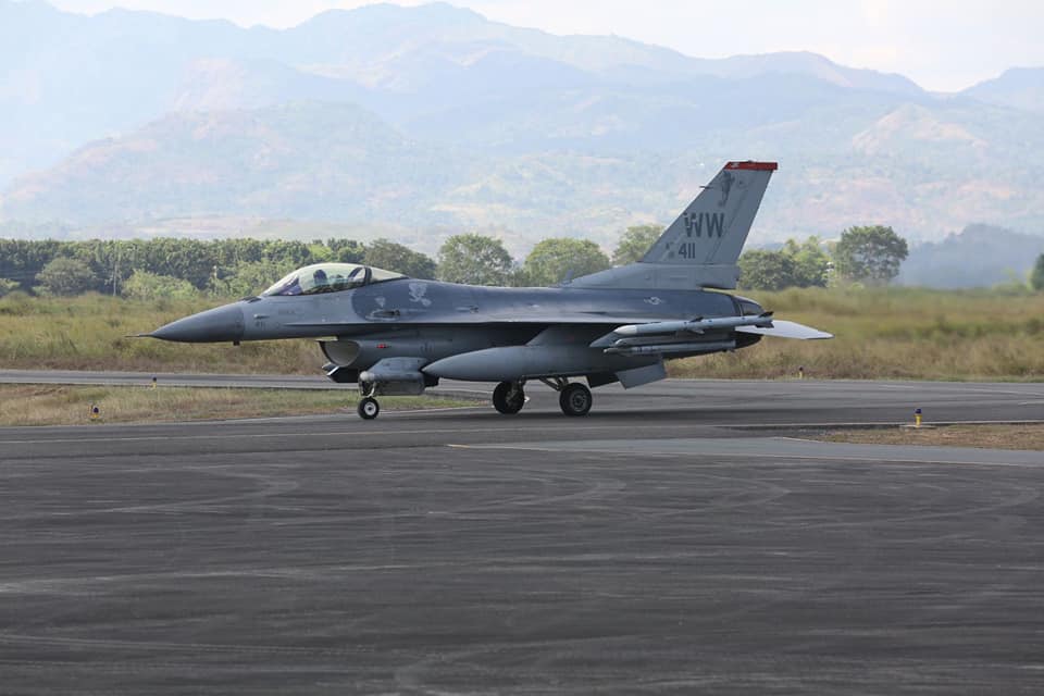 US Air Force F-16s arrives for bilateral exercise with Philippine Air Force