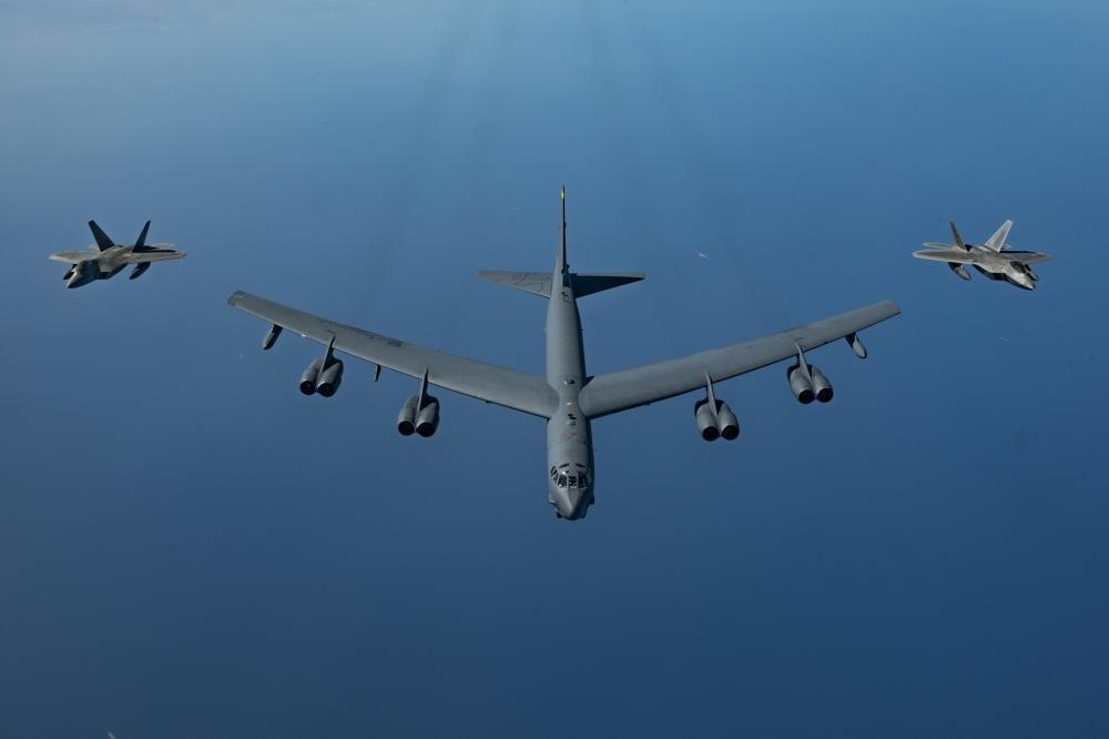 US Air Force Boeing B-52 Stratofortress Bring Region Together Through Middle East Presence Patrol