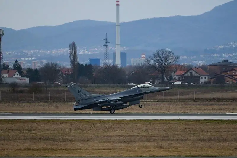 US Air Force F-16s from Italy Support NATO’s Collective Defence in Croatia