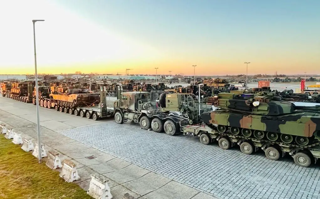 US Army Prepositioned Stocks in Europe Activated to Support Deployment of Armored Brigade Combat Team