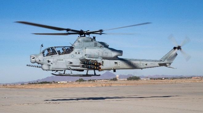 US Marine Corps Bell AH-1Z Viper Attack Helicopter