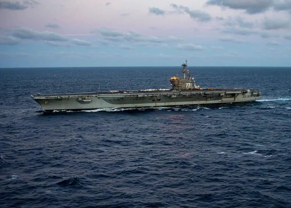 US Navy aircraft carrier USS George HW Bush