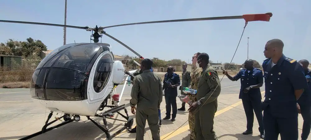 The exchange was part of the State Partnership Program and the pilots discussed topics of aviation safety in addition to visiting Senegalese Air Force facilities.