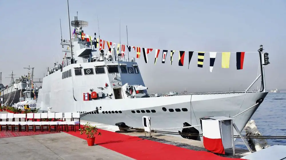 Pakistan Navy Receives Final Azmat-class Fast Attack Craft- Missile (FAC-M) PNS Haibat