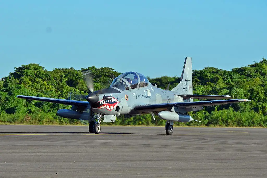 Dominican Air Force A-29 Super Tucano Counter-insurgency Aircraft