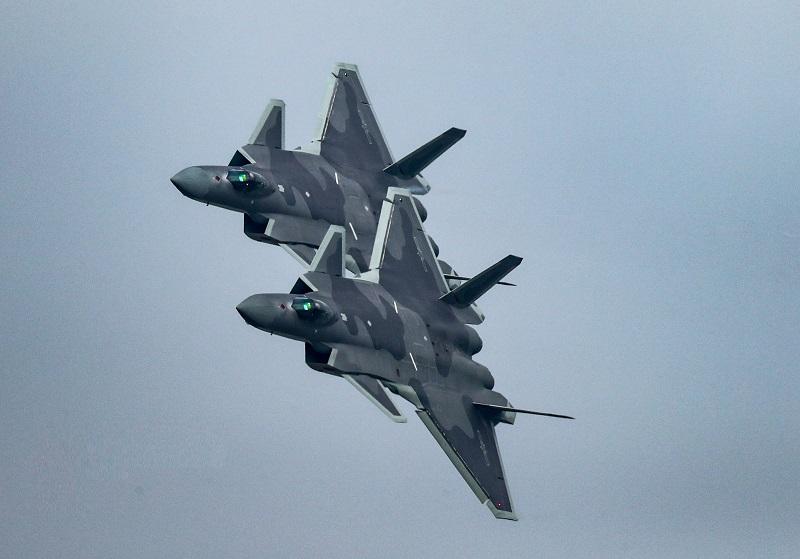Chinese Chengdu J-20 Fighter Starts Routine Training Patrols in East and South China Seas