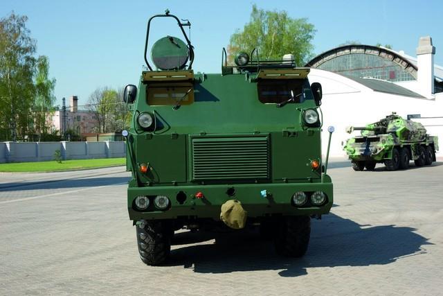 Czech Army RM-70 multiple rocket launcher system and 152mm SpGH DANA self-propelled howitzer