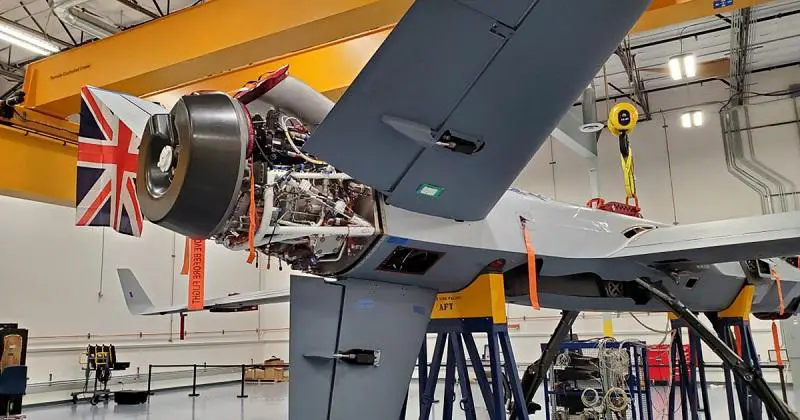 GA-ASI Installs First V-Tail from GKN Aerospace onto MQ-9B SkyGuardian Remotely Piloted Aircraft