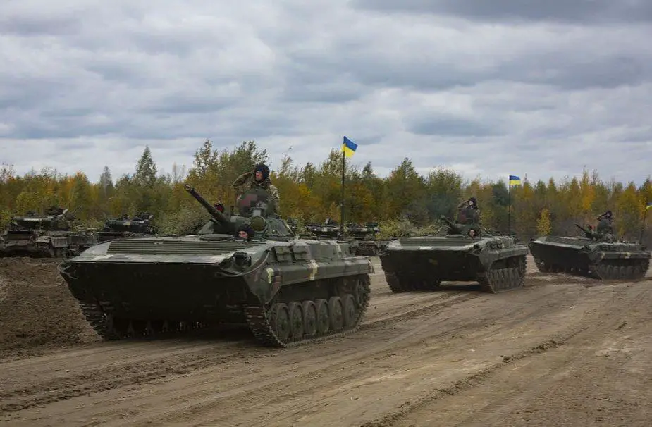 Ukrainian Army BMP-1 Infantry Fighting Vehicles