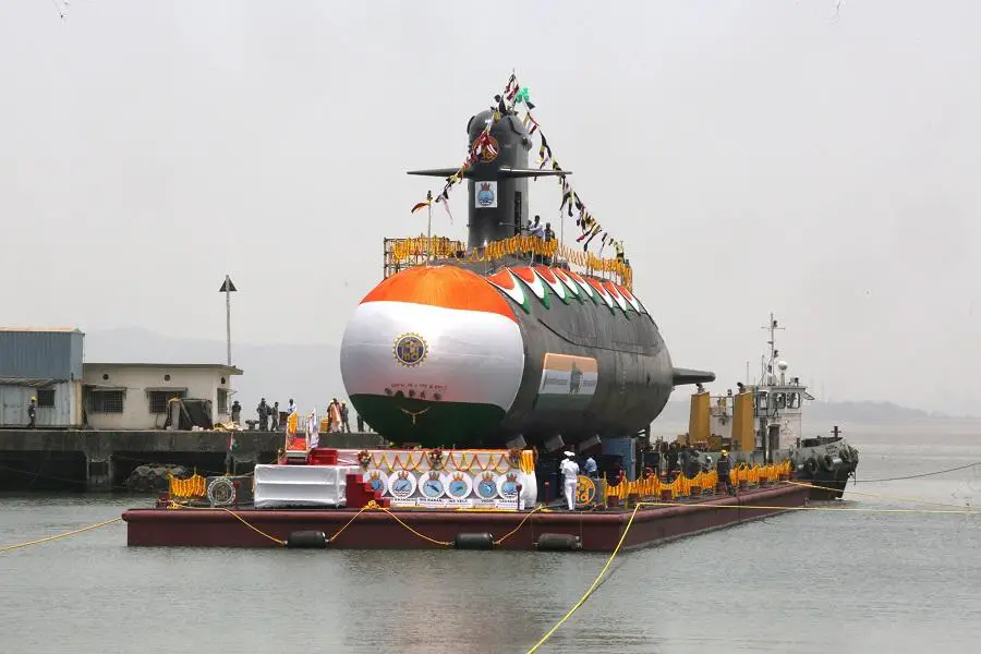 The submarine named ‘Vagsheer’ was launched by Mrs Veena Ajay Kumar, in keeping with Naval traditions of launch/ naming by a lady. 