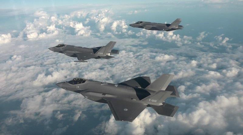 Royal Netherlands Air Force F-35 fighter jet arrived in Bulgaria for NATO Air Policing Task. 