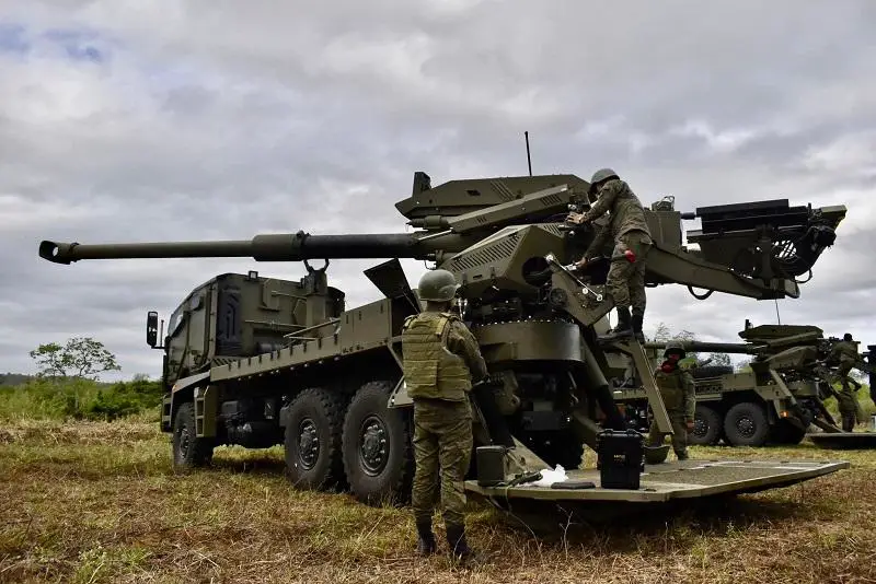 Philippine Army Artillery Regiment Conducts Live Fire Exercise of ATMOS Howitzers