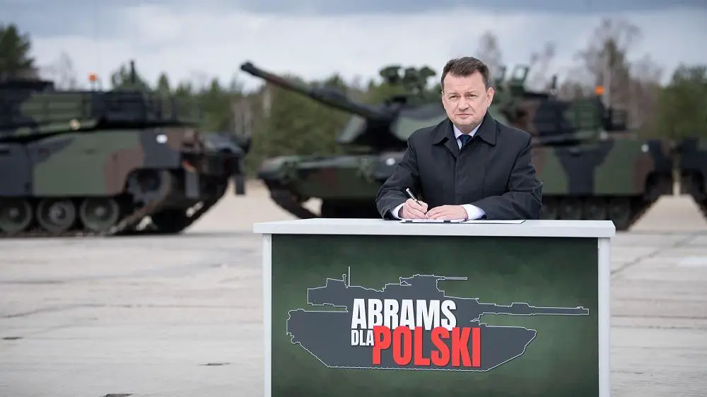 Poland Signs $4.75 Billion Deal to Procure 250 M1A2 SEPV V3 Main Battle Tanks