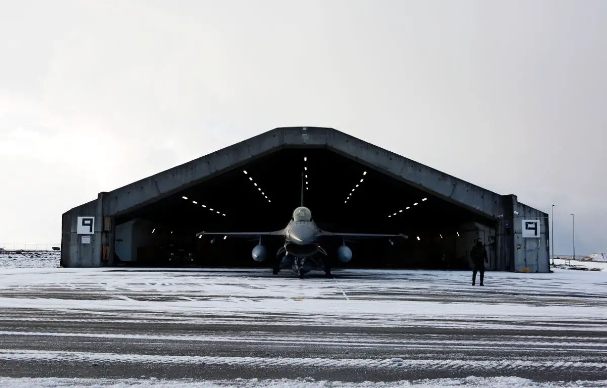 F-16 ready on alert at Keflavik Airbase, Iceland. The crews are ready to react to any incident in the High North or Icelandic airspace.