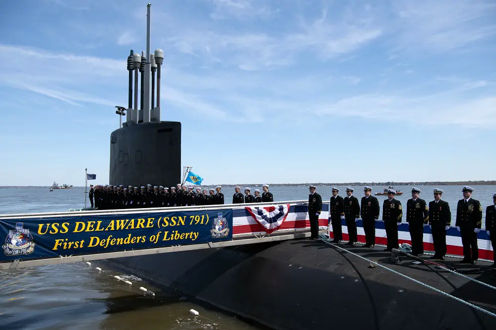 President and First Lady Celebrate Commissioning of  Virginia-class Submarine USS Delaware