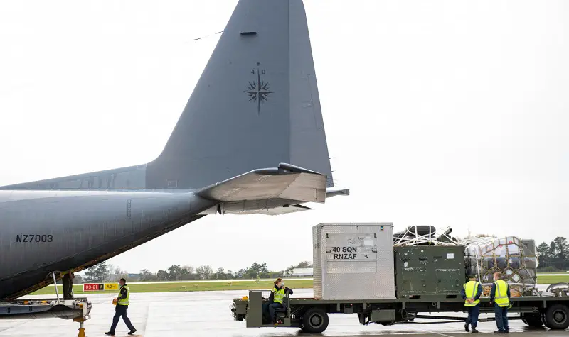 Royal New Zealand Air Force C-130 Hercules Arrived in  United Kingdom to Support Ukraine