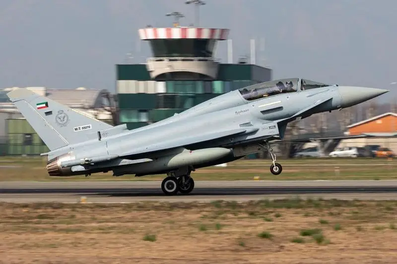 The Third and Fourth Eurofighter Typhoons Landed Yesterday in Kuwait