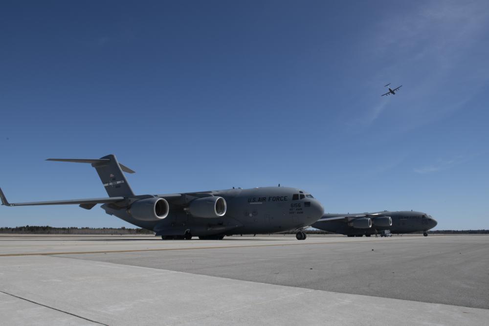 US Air Force 60th Air Mobility Wing Flies Away to Alpena CRTC for Readiness Exercise