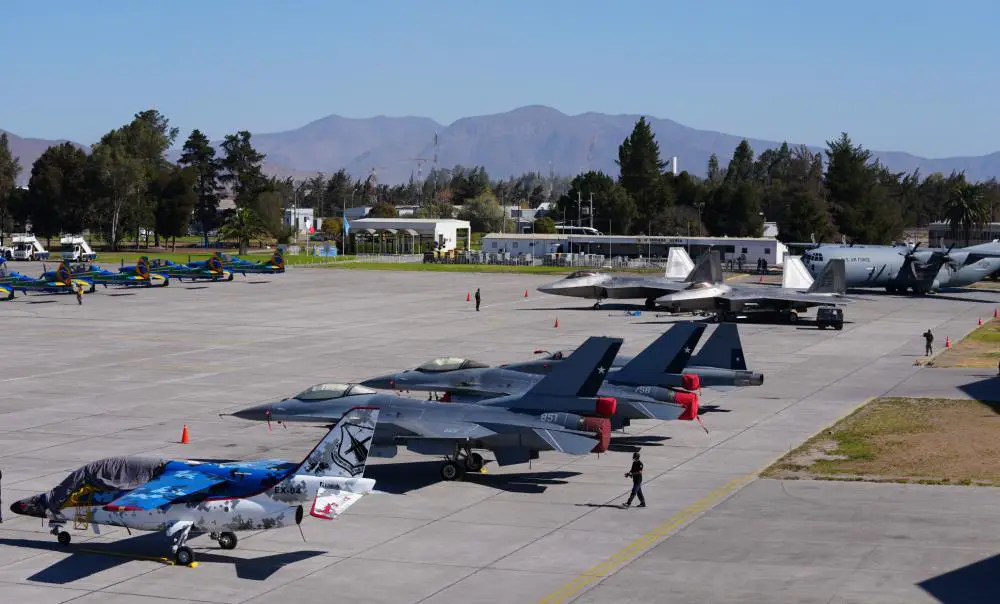 US Air Force Military Aircrafts Arrive at Chilean Trade and Air Show, FIDAE