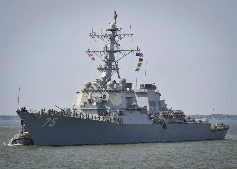 US Navy Arleigh Burke-class Destroyer USS Donald Cook Returns to Mayport