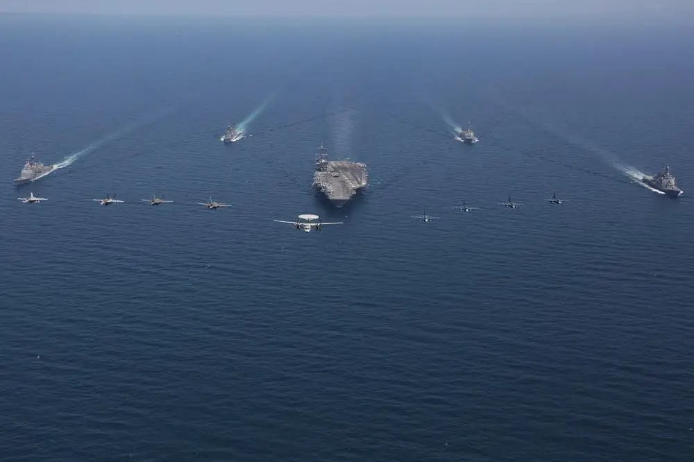 US Navy Carrier Strike Group and Japan Maritime Self-Defense Force Conduct Bilateral Exercise in the Sea of Japan