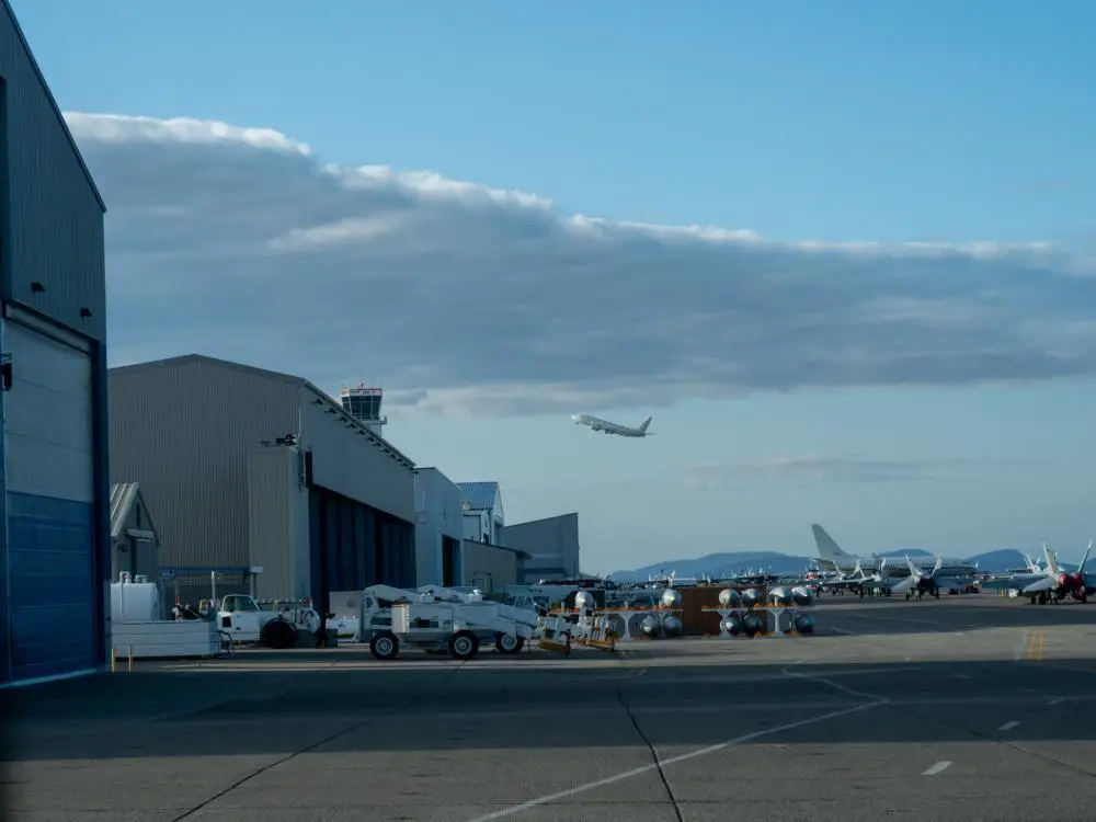 A P-8A Poseidon aircraft assigned to the "Grey Knights" of Patrol Squadron (VP) 46 takes off from Naval Air Station Whidbey Island on its way to a regularly scheduled deployment to the U.S. Fifth and Sixth Fleet Areas of Responsibility, April 1, 2022.