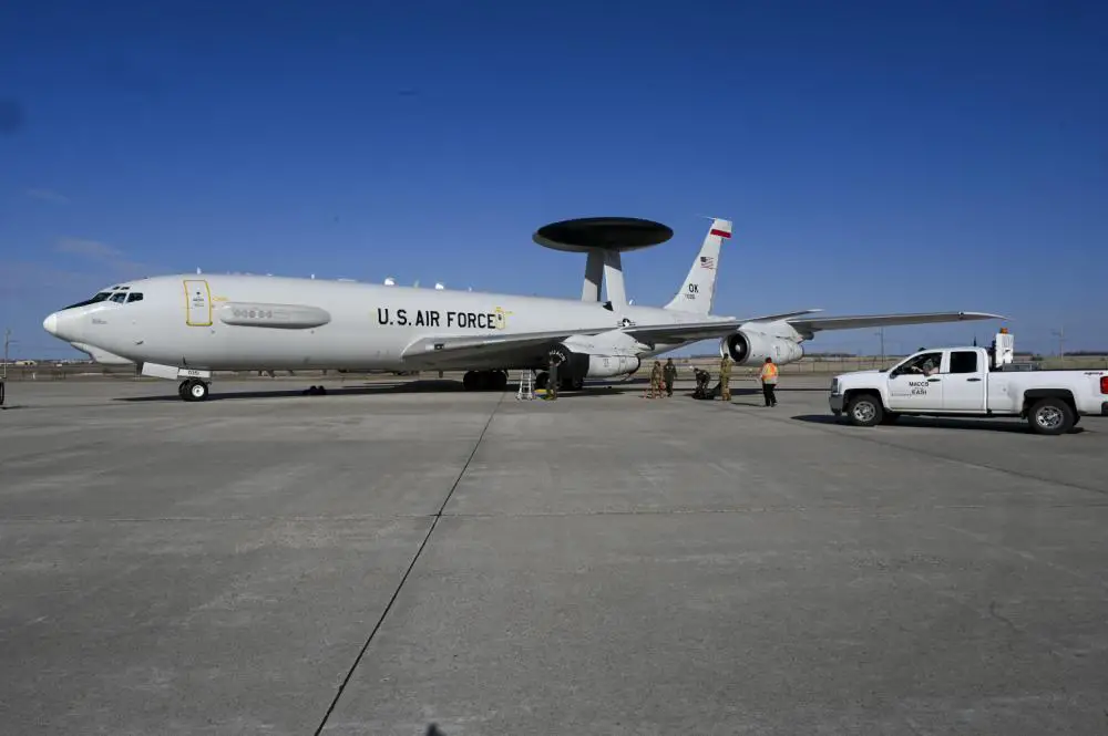E-3 Sentry AEW&C Aircrafts from Tinker Air Force Base Relocated to Minot Air Force Base