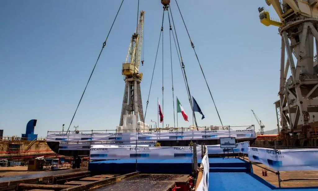 Fincantieri Makes Headway on Qatari Emiri Navy Enhanced San Giusto-class Landing Platform Dock