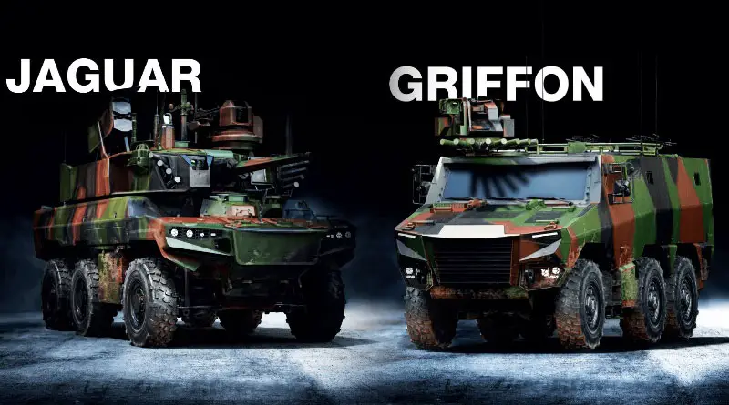 French Army Jaguar and Griffon Armoured Vehicles