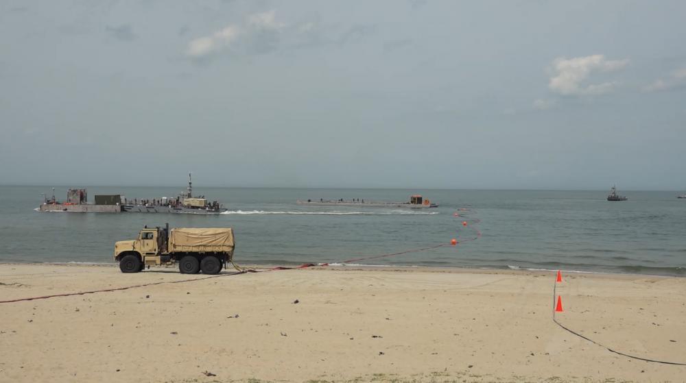 Naval Surface Warfare Center Holds SPDS Demonstration at JEB Little Creek Beach