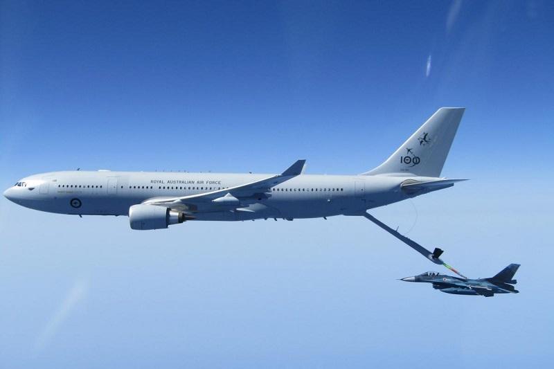 Royal Australian Air Force KC-30A Refuels Japan Air Self-Defense Force Aircrafts for the First Time