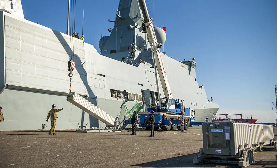 Royal Danish Navy Frigate Niels Juel Installed with SM-2 Block IIIA Surface-to-air Missiles