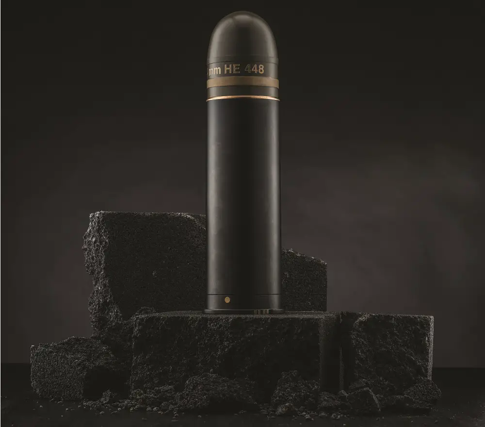 SSaab 84mm HE 448 Programmable Munition