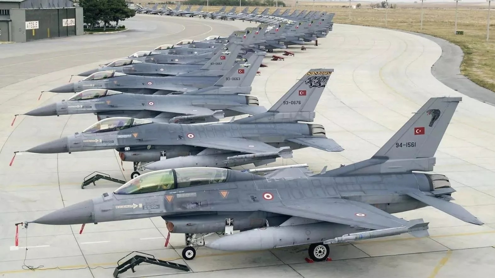 Turkish Air Force F-16 Fighter Jets