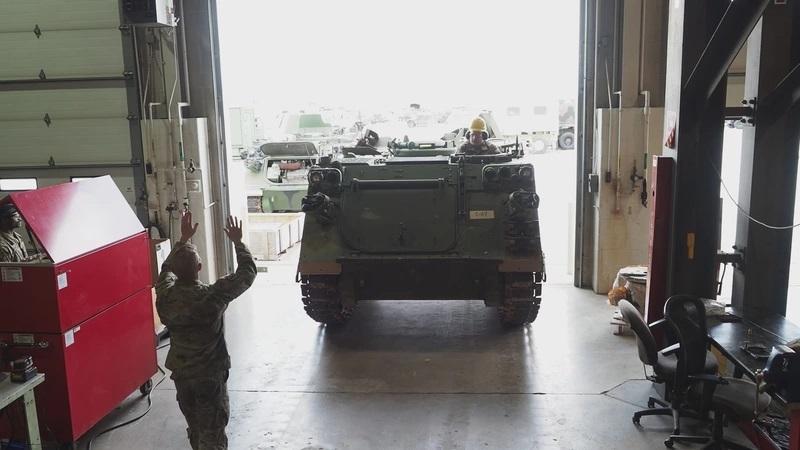 US National Guard Prepare M113 Armored Personnel Carriers for Ukrainian Armed Forces