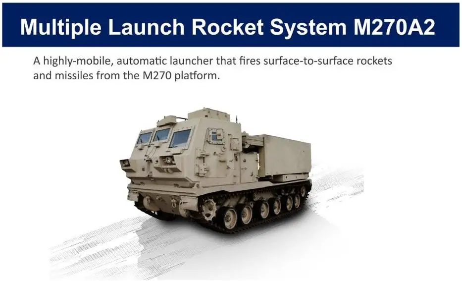 M270A2 Multiple Launch Rocket Systems (MLRS)