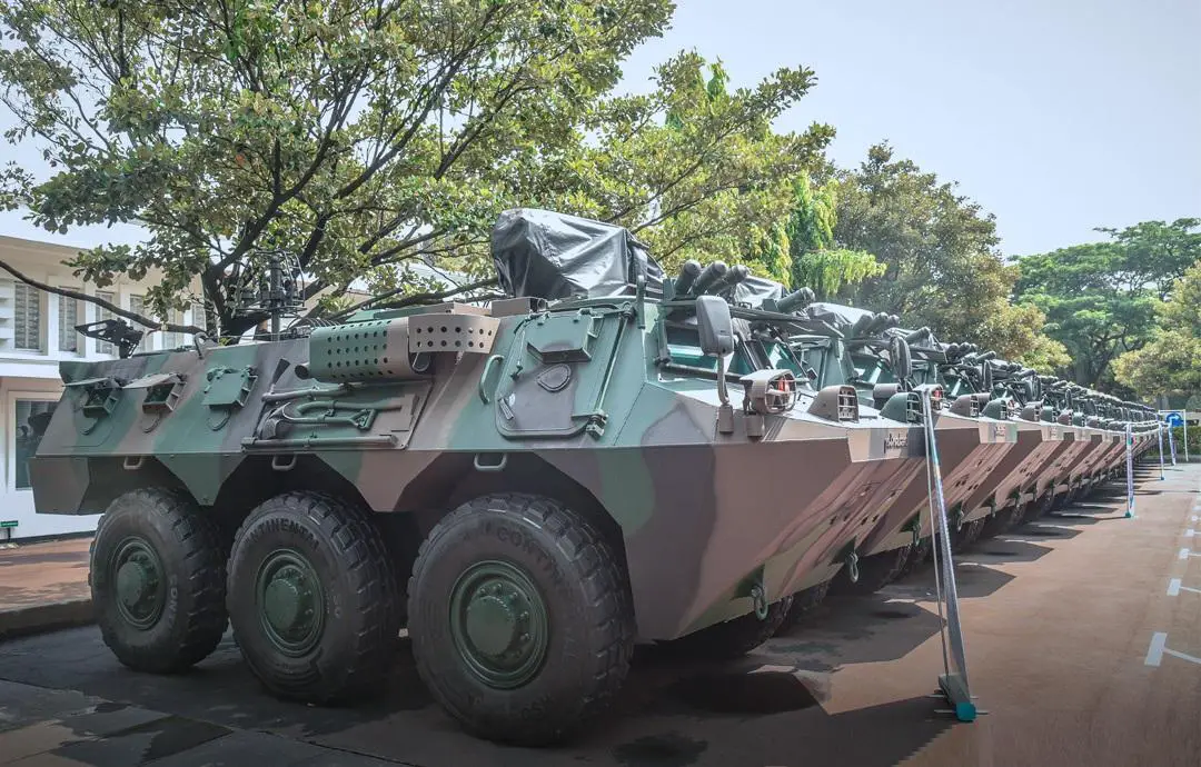Indonesian Army Pindad Anoa 6x6 armoured personnel carrier
